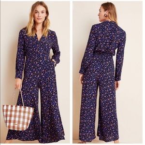 Anthropologie Loveland Wide-Leg Jumpsuit NWT
